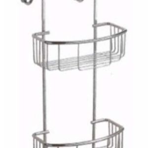 2 Tier Hanging Basket Full Brass