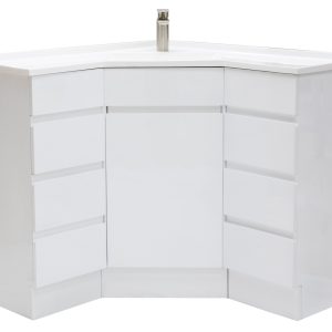 Corner Vanity Unit Complete With Top 900 x 900mm