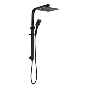 Koro Black 2 in 1 Rail Shower