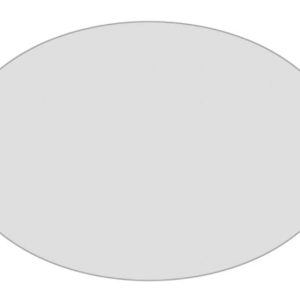 Polished Oval Mirror