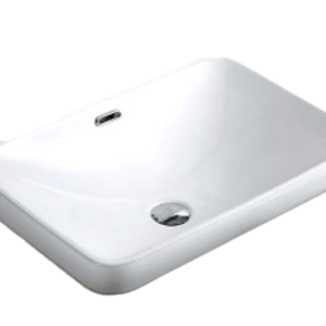 Precero Milan Semi Inset Basin - Rectangular 460