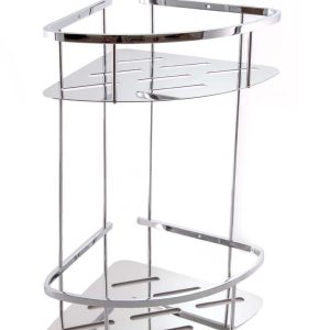 Messina Double Corner Basket (Full Brass)