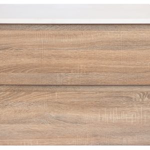 Prime Oak 750 Wall Hung Vanity Cabinet Only