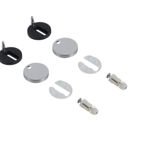 La Casa Toilet Pan Decoration Kit - Button, Seat Hinge Cover and Decorations