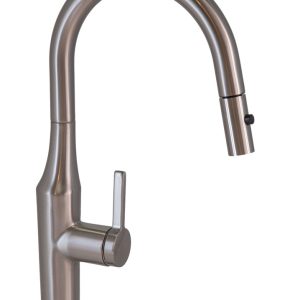 Toranto Pull - Out Kitchen Mixer Gun Metal Grey